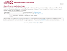 Tablet Screenshot of magnet.cobbk12.org