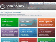 Tablet Screenshot of portal.cobbk12.org